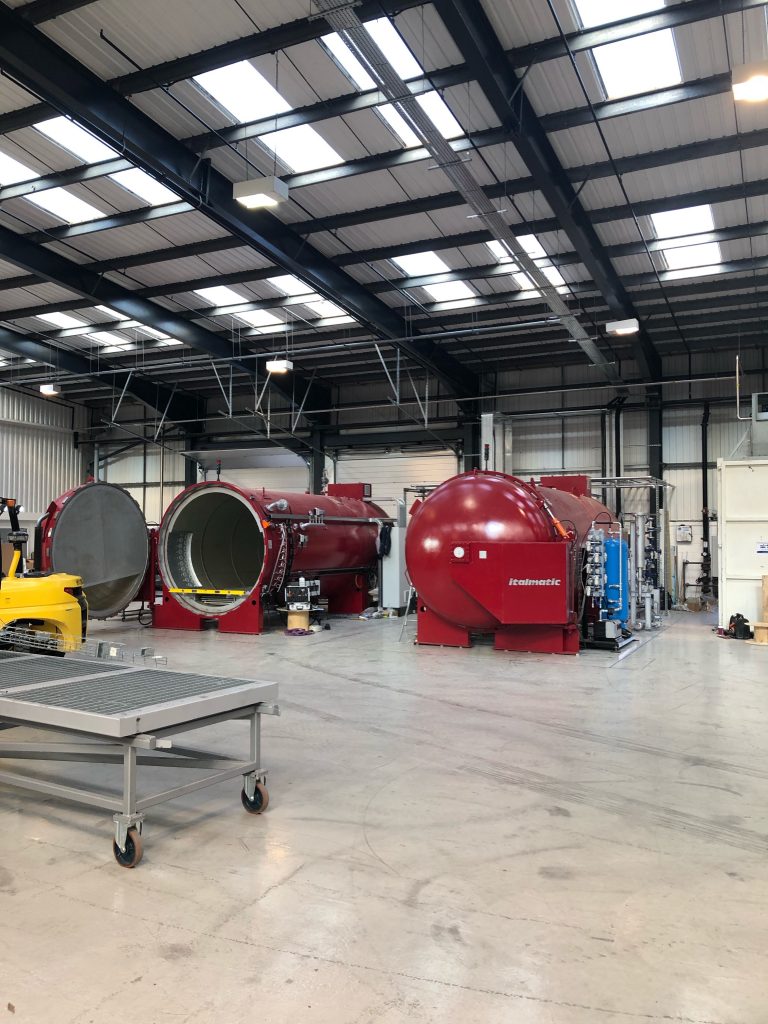 Autoclave installation project at customer's site inovolt Ltd